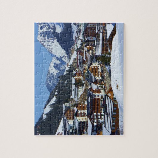 Lech am Arlberg in Oostenrijk - Puzzel Legpuzzel (Verticaal)