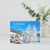 Lech am Arlberg in Oostenrijk Vorarlberg Briefkaart (Staand voorkant)
