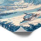 Lech am Arlberg Oostenrijk Illustratie Reizen Kuns Poster (Hoek)