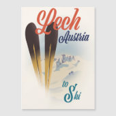 Lech Austria Ski poster (Voorkant)
