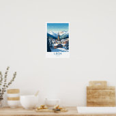 Lech Austria Travel Print (Keuken)