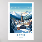 Lech Austria Travel Print (Voorkant)