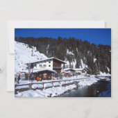 Lech Austria Winter Holiday Card Feestdagenkaart (Voorkant)