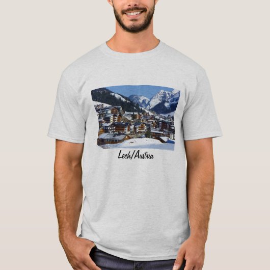 Lech in Oostenrijk am Arlberg T-shirt (Voorkant)