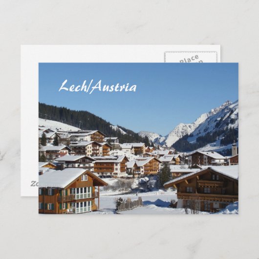 Lech in Oostenrijk - Briefkaart (Voorkant / Achterkant)