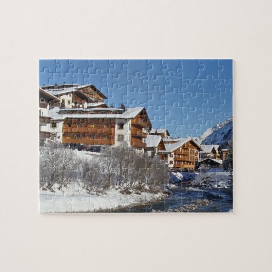 Lech in Oostenrijk - Puzzel Legpuzzel (Horizontaal)
