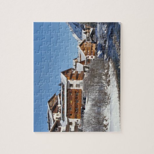 Lech in Oostenrijk - Puzzel Legpuzzel (Verticaal)