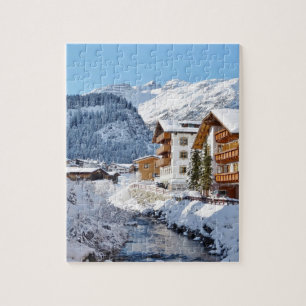 Lech in Oostenrijk Souvenir Legpuzzel