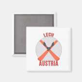 Lech, Oostenrijk Magneet (Voorkant / Achterkant)