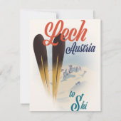 Lech Oostenrijk Ski-poster (Achterkant)