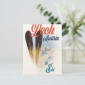 Lech Oostenrijk Ski-poster (Staand voorkant)