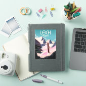 Lech Oostenrijk Ski-poster. Sticker (iPad Cover)