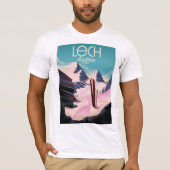 Lech Oostenrijk Ski-poster. T-shirt (Voorkant)
