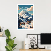 Lech Zürs am Arlberg Ski Print 1 (Thuiskantoor)
