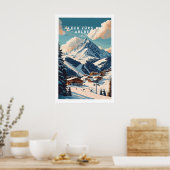 Lech Zürs am Arlberg Ski Print 1 (Keuken)