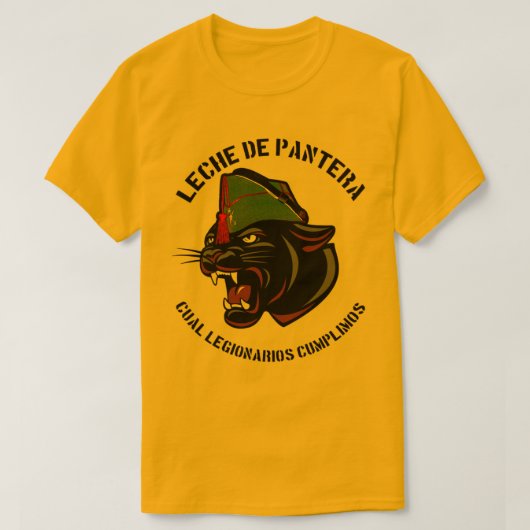 LECHE DE PANTERA T-SHIRT (Design voorkant)
