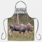 Le'Chef Bull Moose Designed Kitchen Schort (Voorkant)