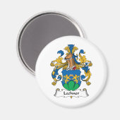 Lechner Family Crest Magneet (Voorkant / Achterkant)
