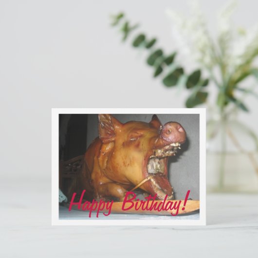 Lechon Briefkaart (Staand voorkant)