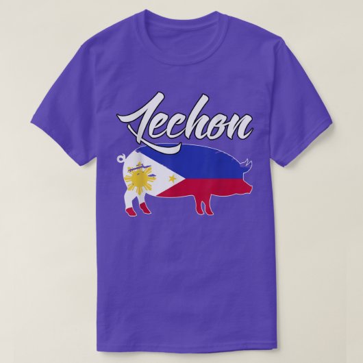Lechon Pig Pork Philippines T T-shirt (Design voorkant)