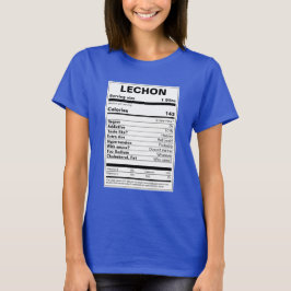 Lechon Voeding Feiten T-shirt