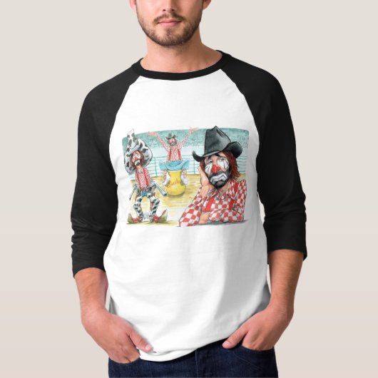 LECILE Mannen 3/4 Sleeve T-shirt (Voorkant)