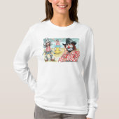 LECILE Women's Basic Long Meve T-Shirt (Voorkant)