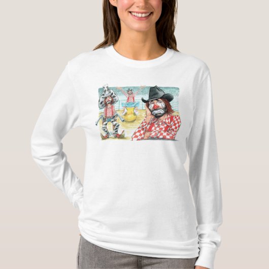 LECILE Women's Basic Long Meve T-Shirt (Voorkant)