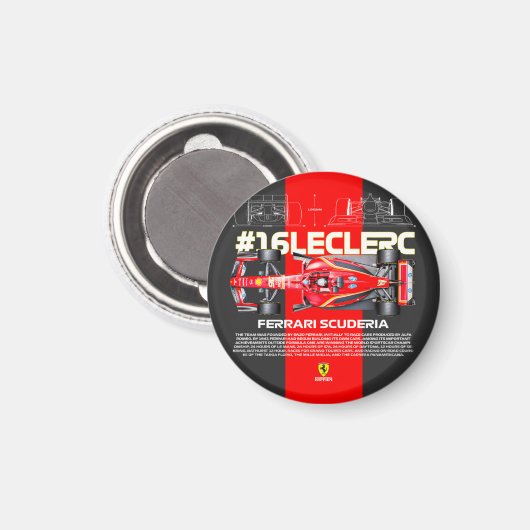 Leclerc16 Magneet (Voorkant / Achterkant)