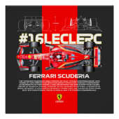 Leclerc16 Perfect Poster (Voorkant)