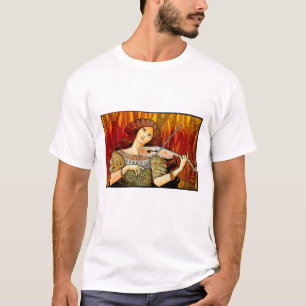 Lecons Music Violin Vintage Poster T-shirt