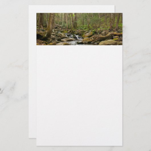 LeConte Creek in Great Smoky Mountains Briefpapier (Voorkant / Achterkant)