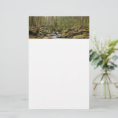 LeConte Creek in Great Smoky Mountains Briefpapier (Staand voorkant)