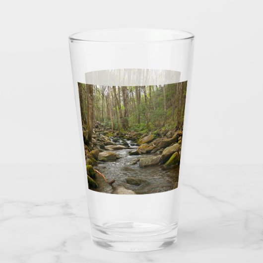 LeConte Creek in Great Smoky Mountains Glas (Achterkant)
