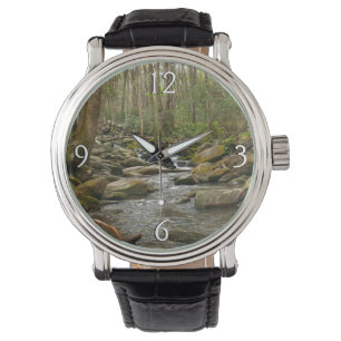 LeConte Creek in Great Smoky Mountains Horloge