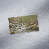 LeConte Creek in Great Smoky Mountains Magnetisch Visitekaartje (Voorbeeld)