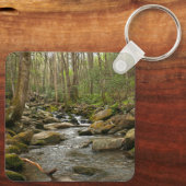 LeConte Creek in Great Smoky Mountains Sleutelhanger (Achterkant)