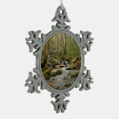LeConte Creek in Great Smoky Mountains Tin Sneeuwvlok Ornament (Links)