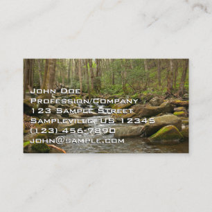 LeConte Creek in Great Smoky Mountains Visitekaartje