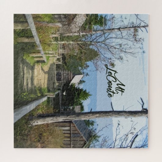 LeConte Rustic Cabins in GSMNP Legpuzzel (Horizontaal)