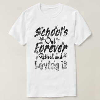 Lecoraar met Pensioen, Gestopt en Genietend ervan  T-shirt
