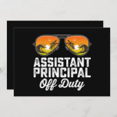 Lectoraat buiten dienst laatste schooldag kaart (Voorkant / Achterkant)