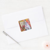 Lectura de Tora Vierkante Sticker (Envelop)