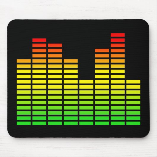 LED Equalizer Paneel Grappige Muismat Humor (Voorkant)