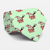 LED-Kerstman Stropdas (Opgerold)