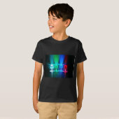 LED-lampjes T-shirt (Voorkant volledig)