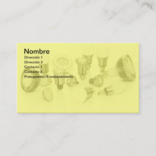 Led Lamps Visitekaartje (Voorkant)