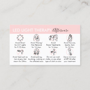 Led Lichttherapie Nazorg Visitekaartje