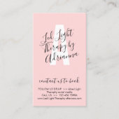 Led Light Therapy Aftercare Guides Visitekaartje (Voorkant)
