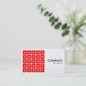 LED-pijlen Rood - (Gold Kaart) Visitekaartje (Staand voorkant)